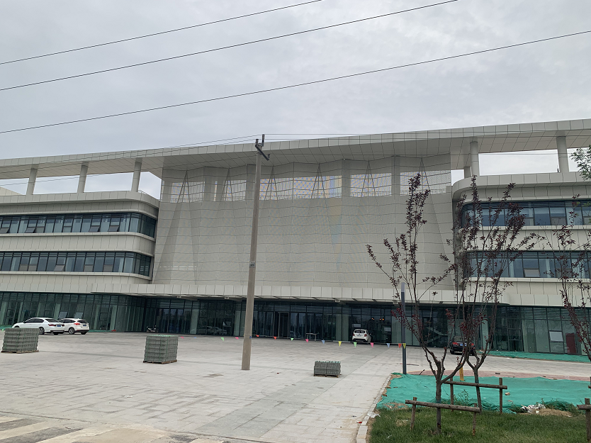 山东滨州社会养老服务区中心安装云盾消防水炮