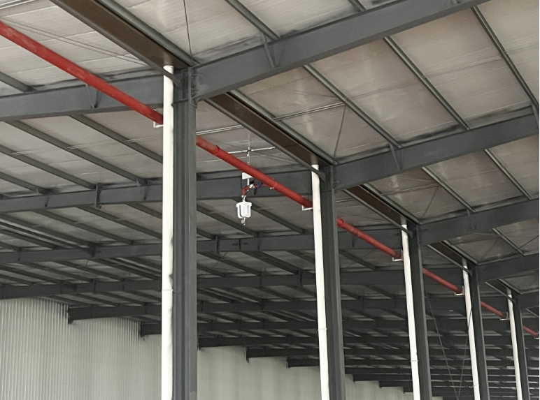 广东阳江朗和包装材料项目云盾自动消防炮调试完成