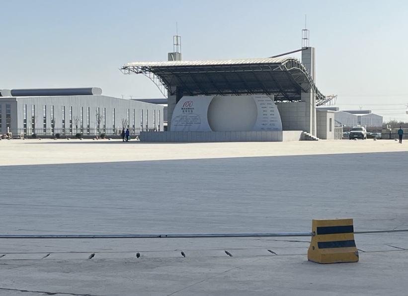 陕西敏华家居智造基地项目自动消防炮调试完成