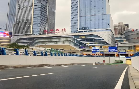 重庆沙坪坝火车站苏州云盾自动消防水炮调试完成